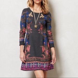 Anthropologie Knitted Knotted Sweater Dress